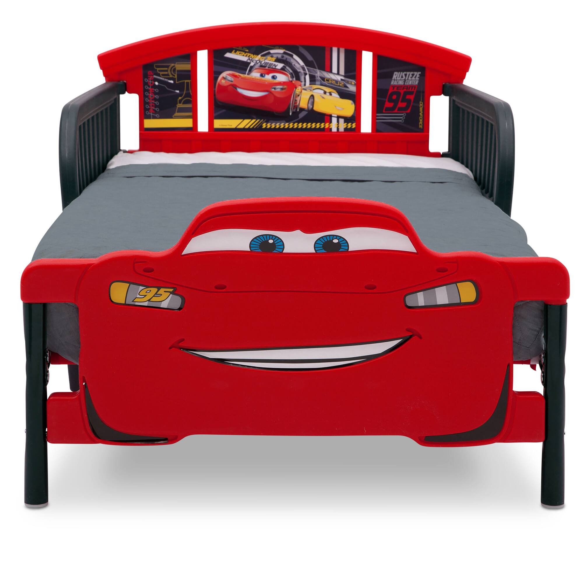 Cars 3D Footboard Toddler Bed